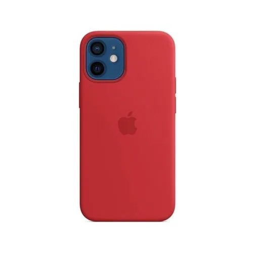 Панель силиконовая Apple Silicone Case with MagSafe для iPhone 12 mini, RED