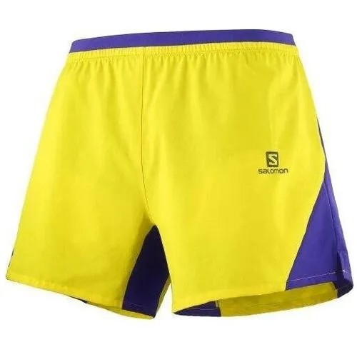 Шорты  Salomon, размер XXL, фиолетовый, желтый