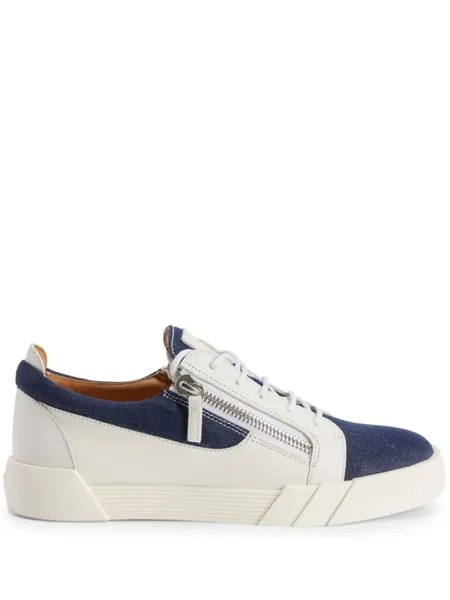Giuseppe Zanotti кроссовки в стиле колор-блок, белый