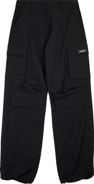 Брюки Coperni Tailored Wide Leg Cargo 'Black', черный