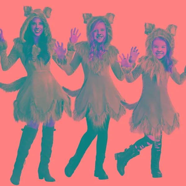 Новый сексуальный пушистый волк Женский Костюм Волк женское платье Хэллоуин пушистые костюмы для женщин костюм животного