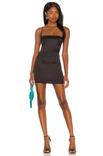 Платье superdown Sienna Strappy Back, черный