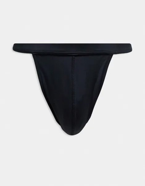 Черные плавки-стринги ASOS DESIGN