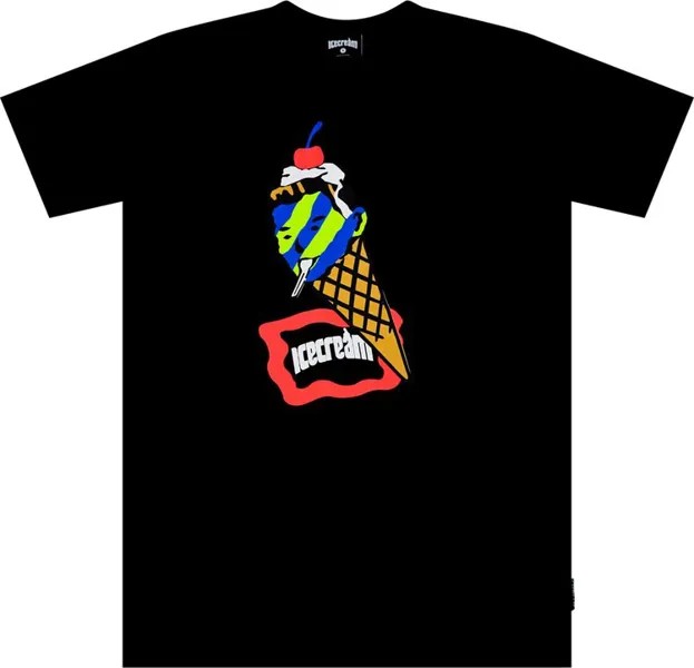 Футболка Icecream Cone Man Tee 'Black', черный