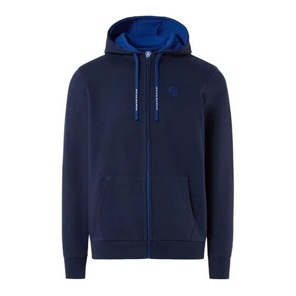 Толстовка North Sails Logo Full Zip, синий