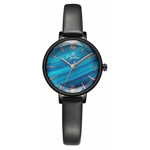 Наручные часы F.Gattien, черный, синий