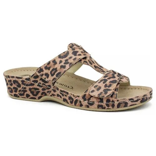 Обувь MUBB женская (пантолеты) арт.242-2 леопардовый (desert) р.41
