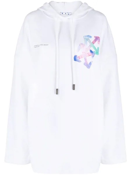 Off-White худи с логотипом Watercolour Arrows