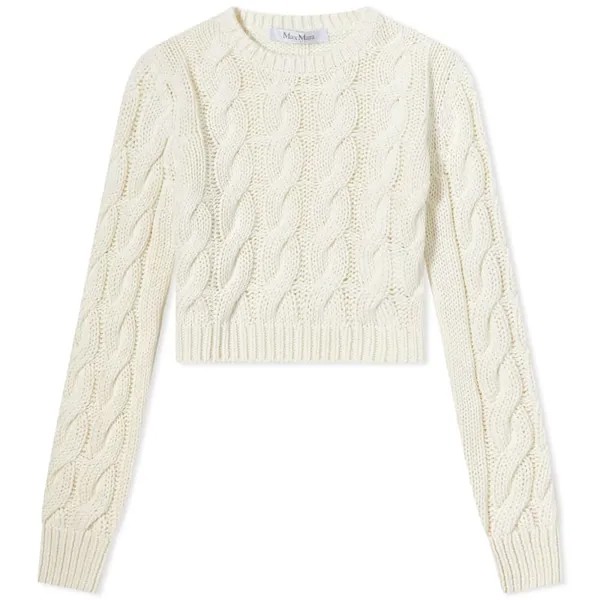 Джемпер Max Mara Cable Cropped Knit Jumper