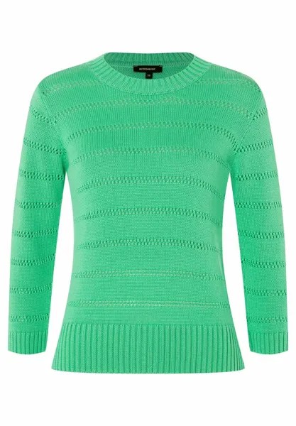 Вязаный свитер 3/4 ARM More & More, цвет green