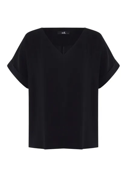 Базовая футболка SHORT SLEEVES V NECK adL, черный