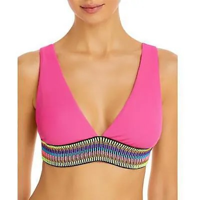 Peixoto Womens Charley Текстурированный купальник бикини с V-образным вырезом BHFO 8587