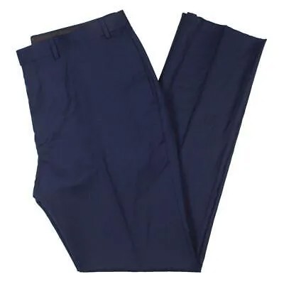 Мужской темно-синий шерстяной костюм Calvin Klein, отдельные классические брюки, брюки 39 BHFO 9383