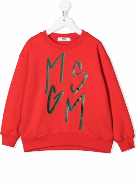 MSGM Kids толстовка с логотипом