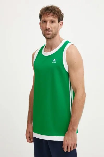 Майка adidas Originals, зеленый