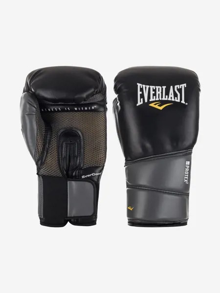 Перчатки тренировочные Everlast Protex2 Gel PU, Черный