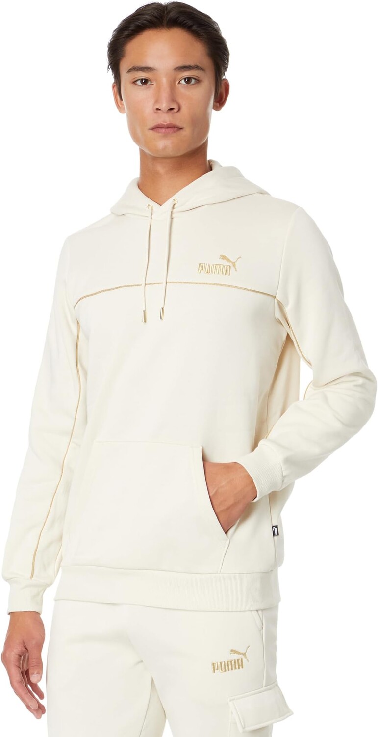 Худи PUMA Essentials+ Minimal Gold Pullover Hoodie, цвет Alpine Snow