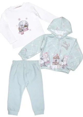 Baby Rose Комплект для девочки жакет, лонгслив, брюки 7686