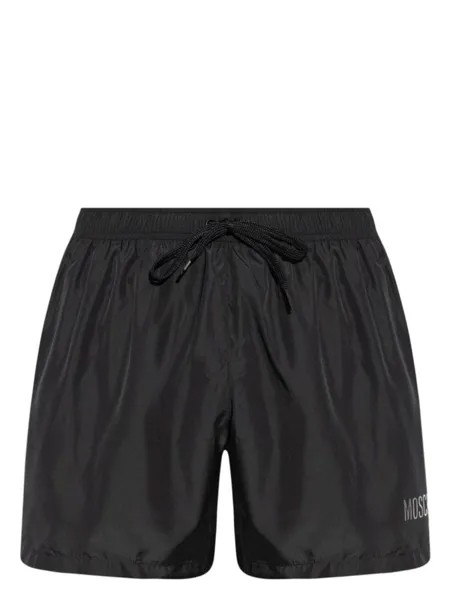 Moschino шорты для плавания с логотипом, черный