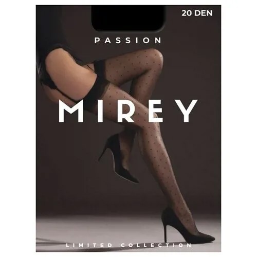 Чулки Mirey Passion, размер 2, черный