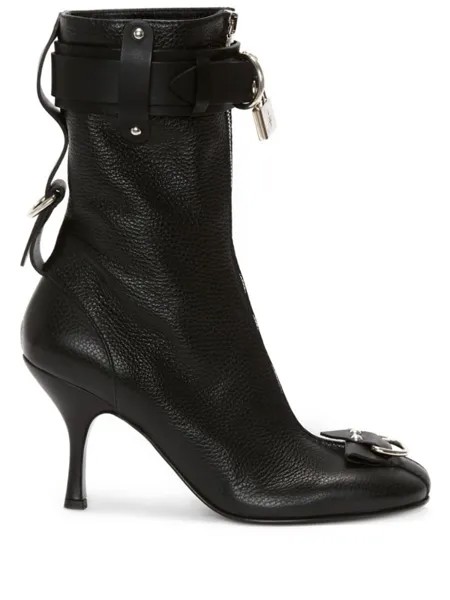 JW Anderson ботильоны с подвеской, черный