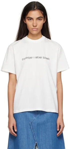 Классическая футболка EIWS Off-White SUNNEI