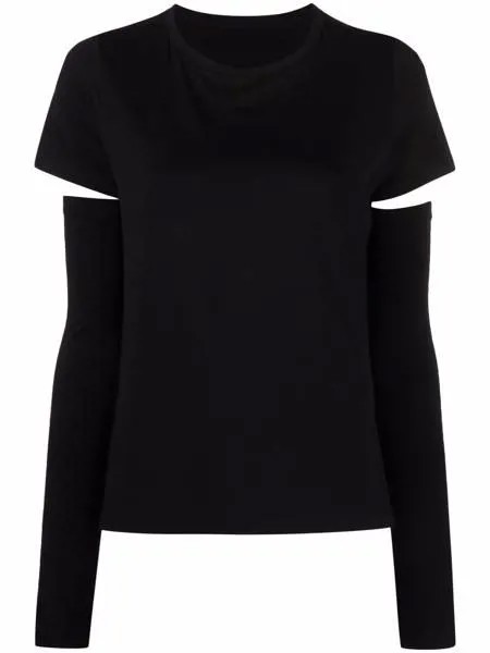 Yohji Yamamoto detachable sleeves T-shirt