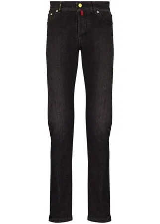 Kiton узкие джинсы средней посадки