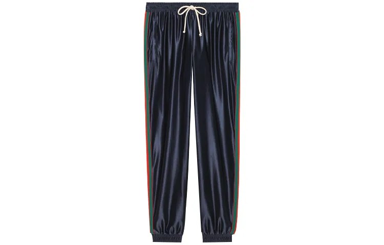 Мужские трикотажные спортивные штаны GUCCI, цвет Blue