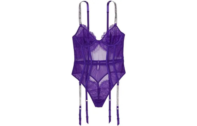 Женское боди Victoria's Secret, цвет Bilberry