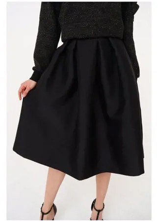 Пышная юбка-миди из тафты T-Skirt 16SS-02-0220-FS Черный 44