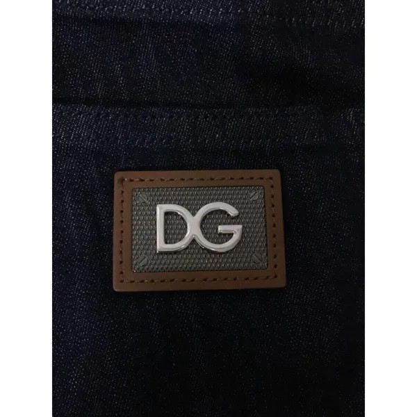 Хлопковые джинсы и мужские брюки Dolce & Gabbana, синий