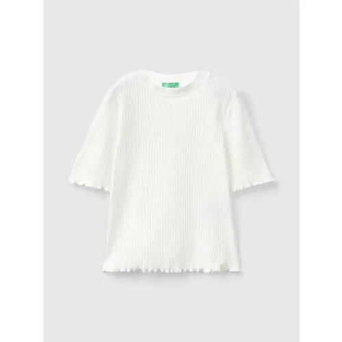 Водолазка UNITED COLORS OF BENETTON, размер 140, , белый