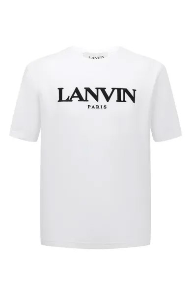 Хлопковая футболка Lanvin