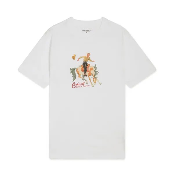 Футболка CARHARTT WIP S/S Black Jack T-Shirt White