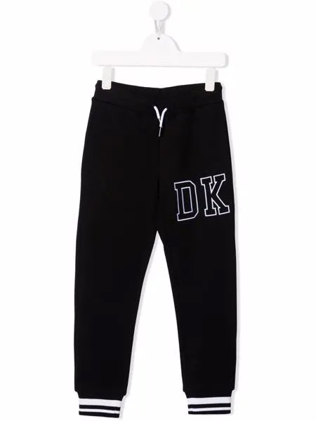 Dkny Kids спортивные брюки с вышитым логотипом
