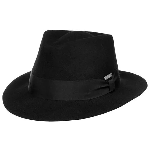 Шляпа SEEBERGER арт. 70424-0 FELT FEDORA (черный), размер 57