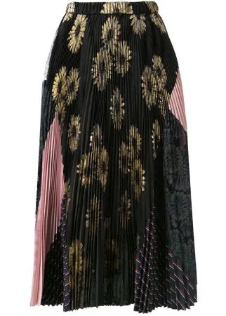 Biyan плиссированная юбка с цветочным принтом