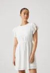 Платье из джерси VMTASSA FRILL SHORT DRESS Vero Moda, белый