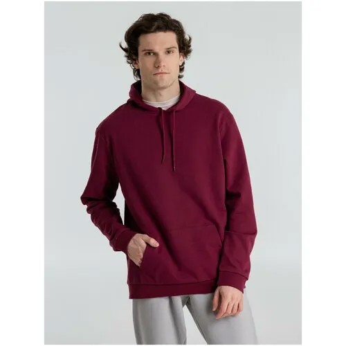 Худи B&C collection, размер 44, , бордовый