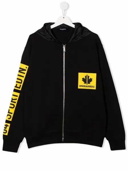 Dsquared2 Kids худи с нашивкой-логотипом