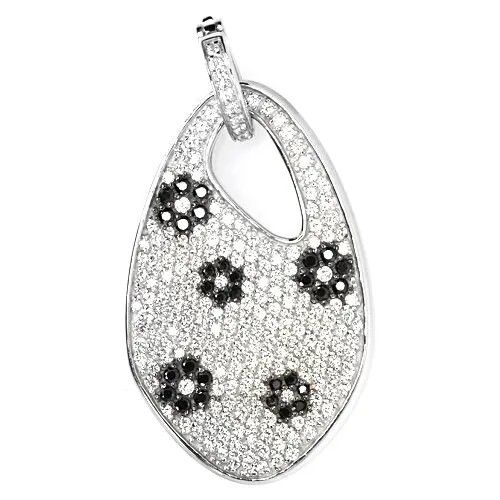 Подвеска с фианитами из серебра 05S2AZP107107CU-CBPE-001-WG JV