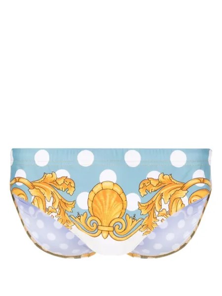 Versace плавки Seashell Baroque, синий