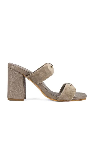 Мюли Kaanas Gramercy Velvet, цвет Taupe