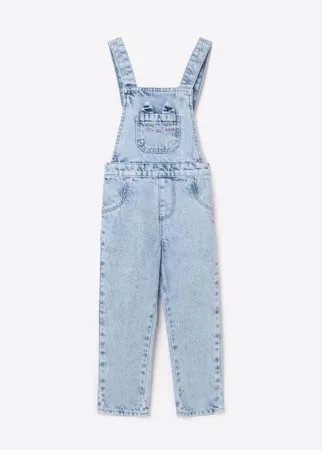Джинсовый комбинезон с ушками для девочки Gloria Jeans