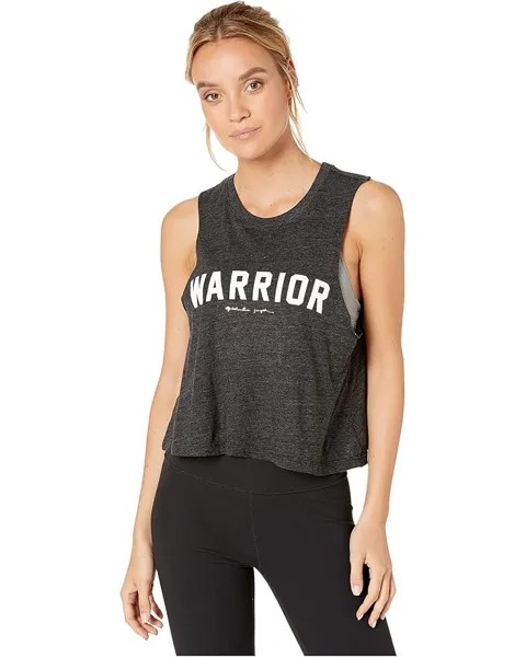 Рубашка Spiritual Gangster Crop Tank Top, цвет Vintage Black 4