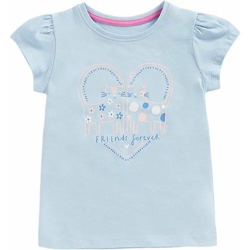 Футболка mothercare, размер 80, голубой