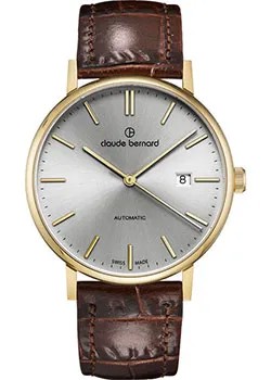 Швейцарские наручные  мужские часы Claude Bernard 80102-37JAID. Коллекция Classic Automatic