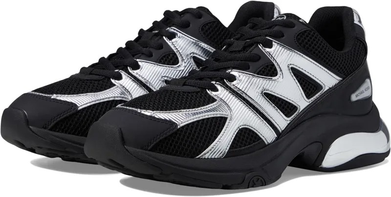 Кроссовки Michael Kors Kit Trainer Extreme, цвет Black/Silver
