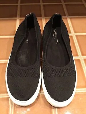 KENNETH COLE NEW YORK Женские черные кроссовки Kiki Round Toe Platform Slip On Sneakers 5